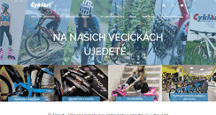 Desktop Screenshot of cykloart.cz